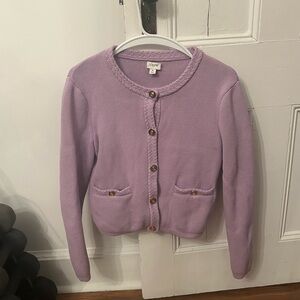 J. Crew Light Purple Knit Sweater